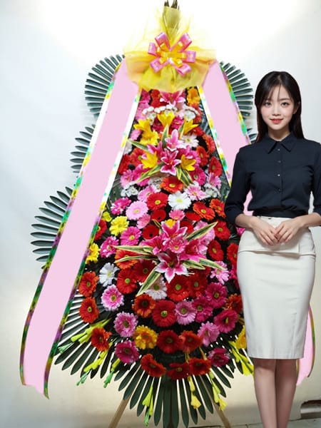 라온제나강남 3단화환 고급형